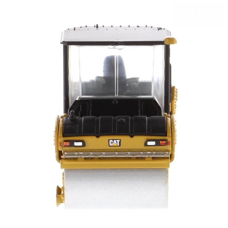 Modelo de rodillo vibratorio DM CB-13 a escala 1:64, modelo fundido a presión 85631, juguete de camión de ingeniería en miniatura