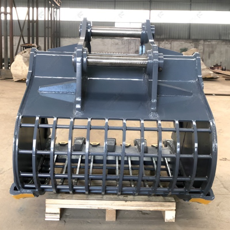 Cuchara esqueleto para retroexcavadora de 30 toneladas personalizada, clasificación de servicio pesado