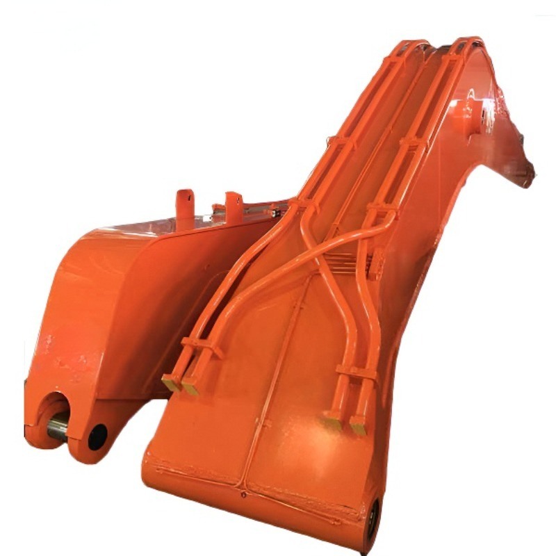 Brazo de excavadora de largo alcance de 22 metros personalizado para Cat E374 con material Q355B certificado por CE
