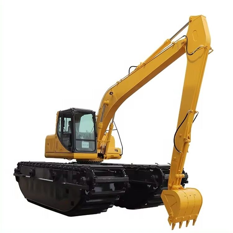 Subcarril flotante personalizado para excavadoras anfibias Suministro de conversión de humedales de pantanos