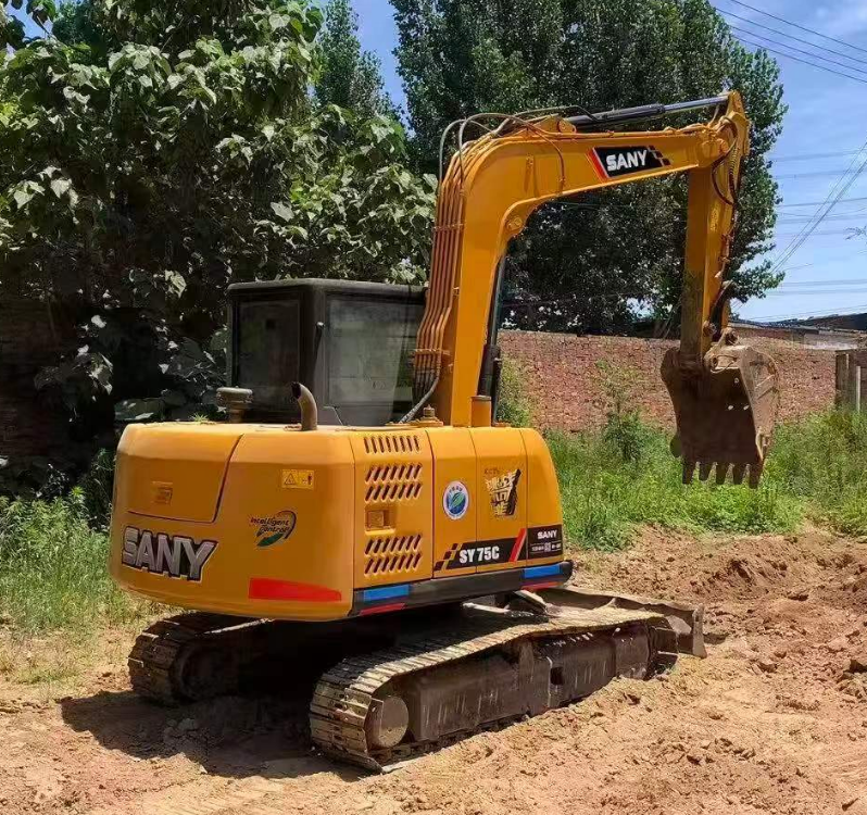 Mini pequeña excavadora SANY SY50C usada SY50 SY55 SY65 SY70 SY75 6 toneladas original china 80% nueva excavadora / excavadora